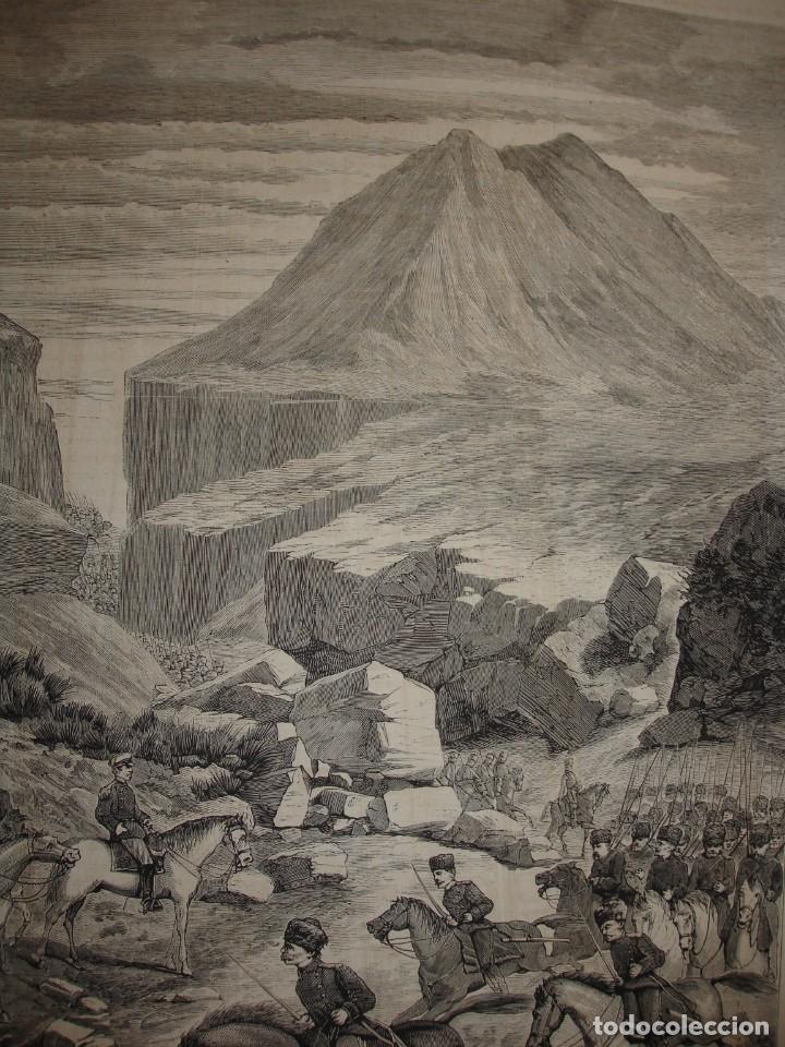Arte: RETIRADA GENERALGURKO DE LOS BALCANES .A&Ntilde;O 1879 - Foto 1