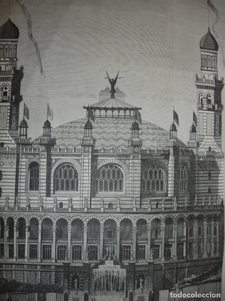 Arte: PARIS PALACIO TROCADERO.A&Ntilde;O 1879 - Foto 1