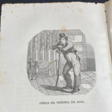 Arte: 1859. VALENCIA. XILOGRAFÍA SÍNDICO DEL TRIBUNAL DEL AGUA DE VALENCIA. TRAJES,