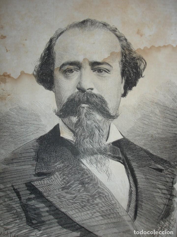 Arte: ADELARDO LOPEZ DE AYALA ,BALACA .A&Ntilde;O 1879 - Foto 1