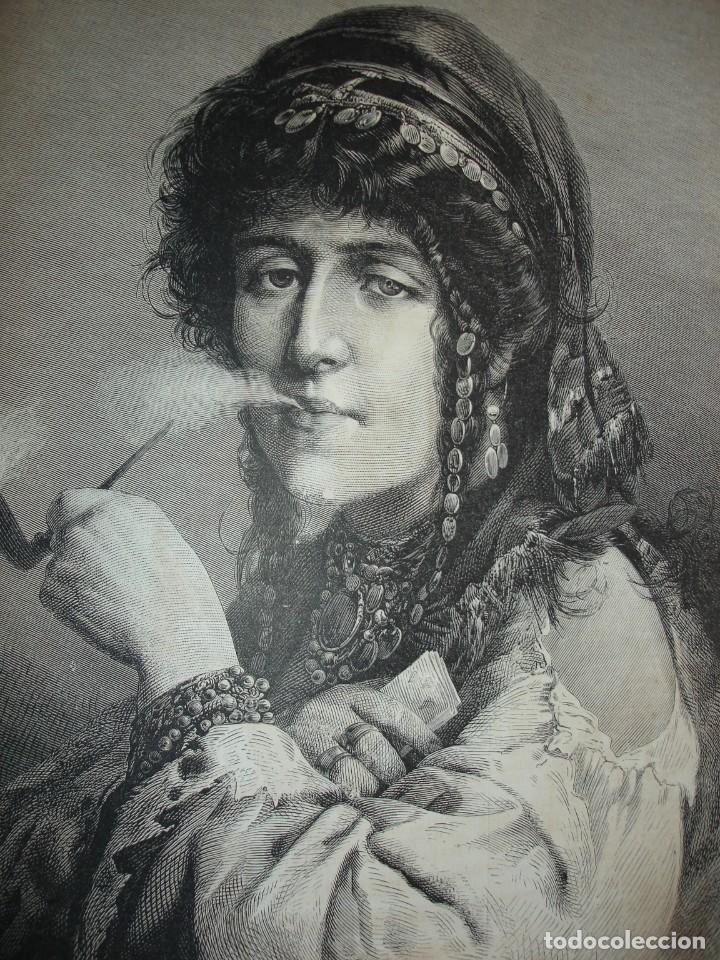 Arte: LA GITANA VASTAG .A&Ntilde;O 1879 - Foto 1