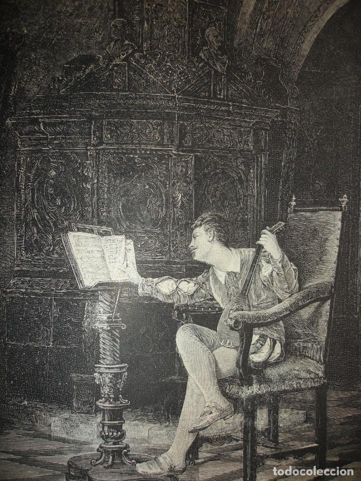 Arte: EL TA&Ntilde;EDOR DE LAUD PROBST A&Ntilde;O 1879 - Foto 1