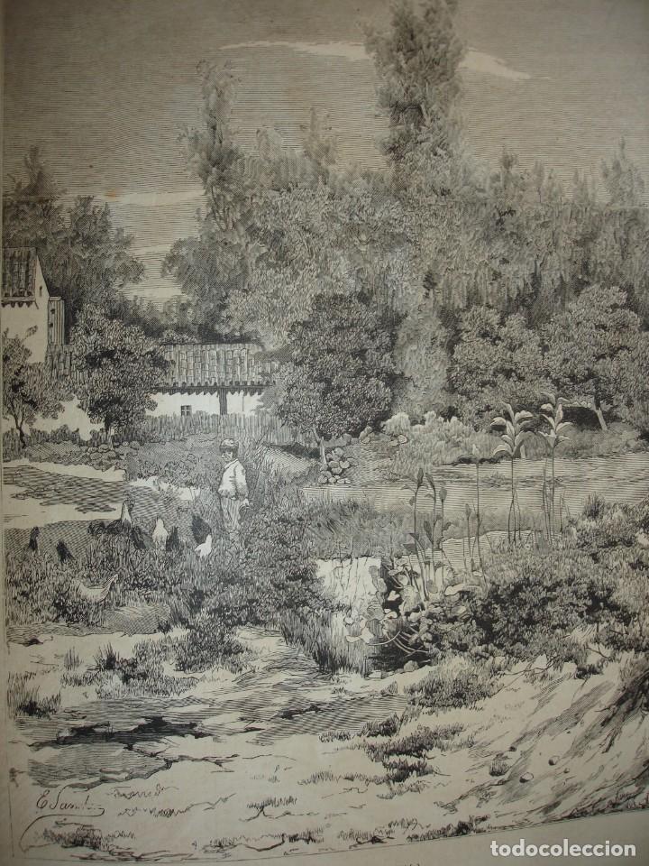 Arte: ALREDEDORES DE SEVILLA. E SANCHEZ. A&Ntilde;O1879 - Foto 1