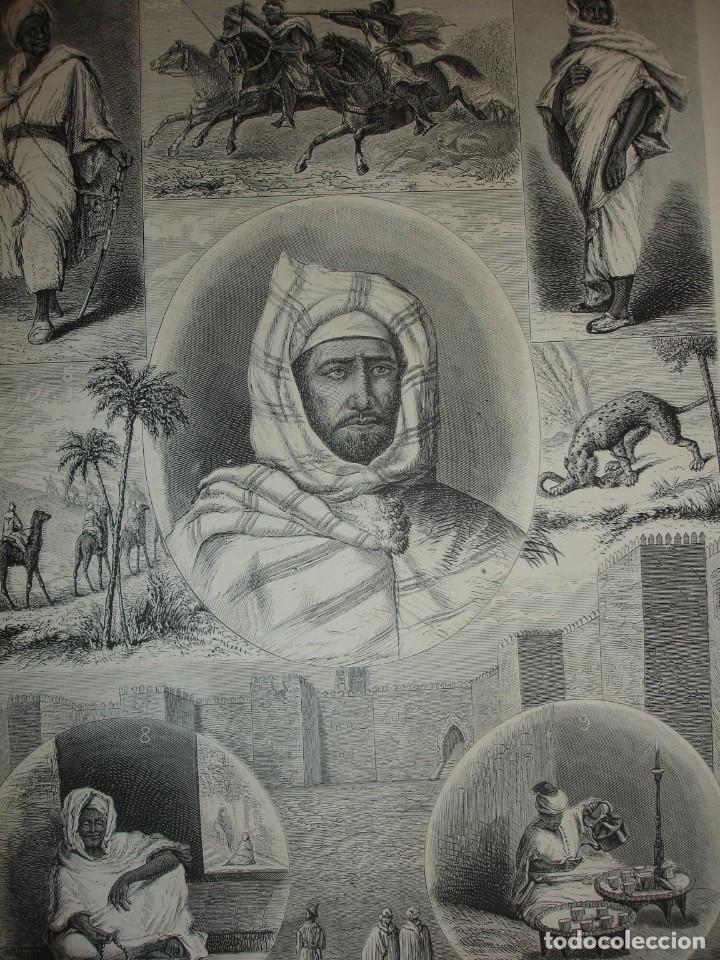 Arte: MARRUECOS ESCENAS . A&Ntilde;O1879 - Foto 1