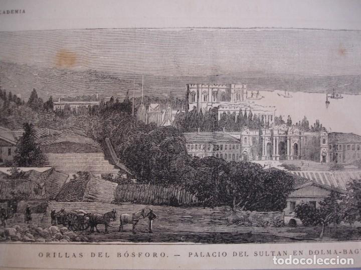 Arte: DOLMA BAGTCHE.PALACIO DEL SULTAN .A&Ntilde;O 1879 - Foto 1