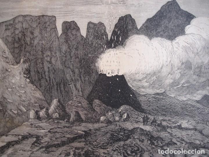 Arte: CRATER DEL VESUBIO .A&Ntilde;O 1879 - Foto 1