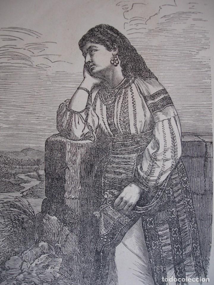 Arte: JOVEN RUMANA .A&Ntilde;O 1879 - Foto 1