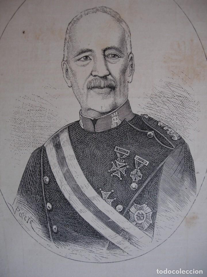 Arte: GENERAL BARRAQUER .A&Ntilde;O 1879 - Foto 1
