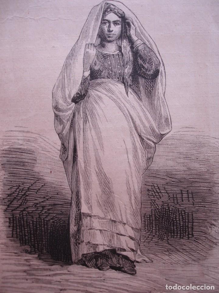Arte: TURCA DE JERUSALEN EN LA CALLE .A&Ntilde;O 1879 - Foto 1