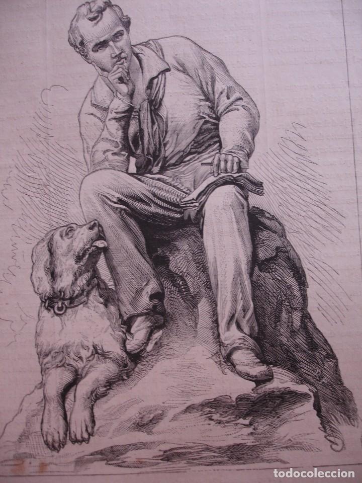 Arte: LORD BYRON.A&Ntilde;O 1879 - Foto 1