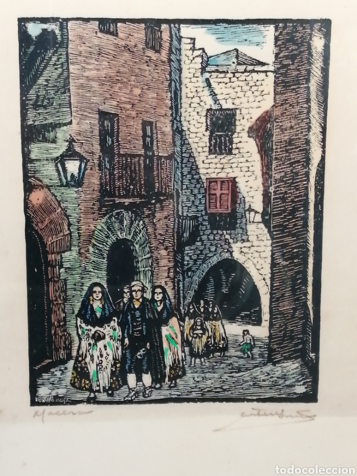 Arte: Joan Castells y Marti. Xilografia - Foto 2