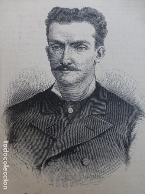 Kunst: ARANJUEZ MADRID RAFAEL DE ALMAZAN ALCALDE GRABADO XILOGRAFICO XILOGRAFIA 1885