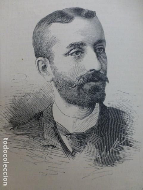 Art: ARANJUEZ MADRID HOSPITAL DE COLERICOS DR. REYES GRABADO XILOGRAFICO XILOGRAFIA 1885