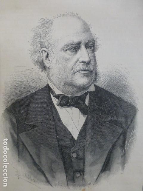 Kunst: JULIO SIMON CONGRESO LITERARIO INTERNACIONAL ANTIGUO GRABADO XILOGRAFICO XILOGRAFIA 1887