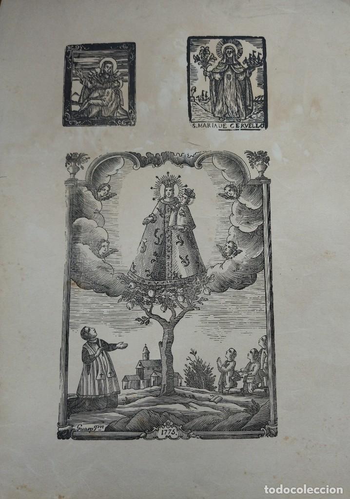 Arte: XILOGRAF&Iacute;AS DE GUASP. MALLORCA. DATADA 1775. - Foto 1