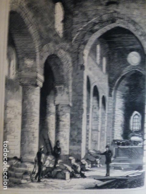 Arte: PALERMO ITALIA IGLESIA DE SANTO ESPIRITU ANTIGUA XILOGRAFIA GRABADO XILOGRAFICO 1882