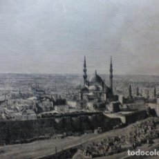 Arte: EGIPTO VISTA DE EL CAIRO ANTIGUA XILOGRAFIA GRABADO XILOGRAFICO 1882. Lote 324918883