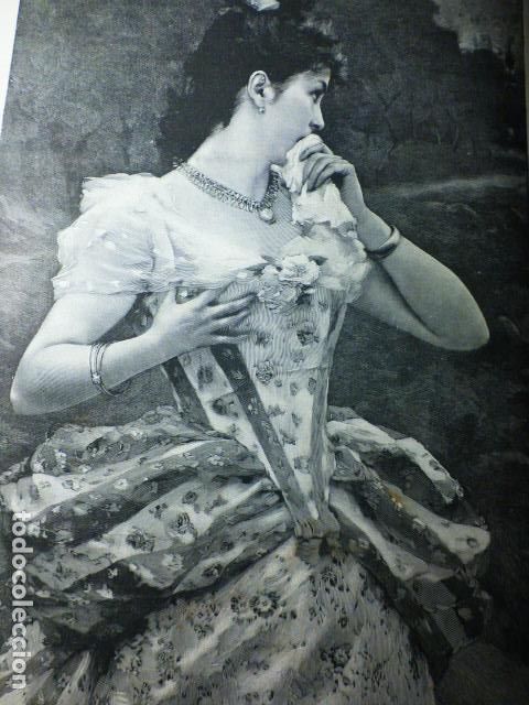 Kunst: EN EL ULTIMO ADIOS CUADRO DE ANDREOTTI CORTES GRABADO XILOGRAFICO XILOGRAFIA 1892