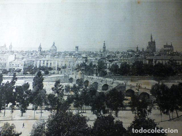 Art: VALENCIA VISTA PARCIAL GRABADO XILOGRAFICO XILOGRAFIA 1892