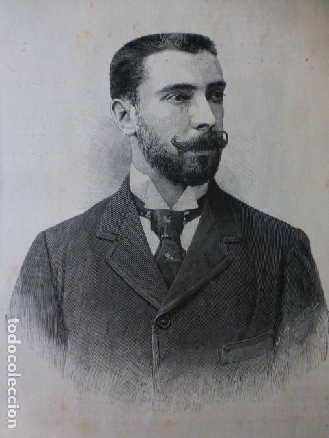 Arte: CANDIDO RUIS MARTINEZ ATENEO MADRID GRABADO XILOGRAFICO XILOGRAFIA 1892