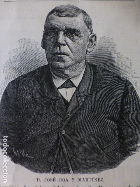 Arte: JOSE ROA AUXILIAR NAO SANTA MARIA GRABADO XILOGRAFICO XILOGRAFIA 1892