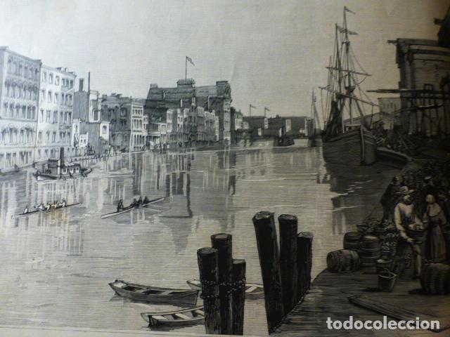 Kunst: MILWAKEE ESTADOS UNIDOS VISTA GRABADO XILOGRAFICO XILOGRAFIA 1892