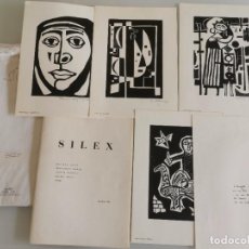 Arte: SILEX 1955 XILOGRAFIAS FIRMADAS - EJEMPLAR UNICO SIN NUMERAR DEL PINTOR CARLES PLANELL - LEER. Lote 352680499