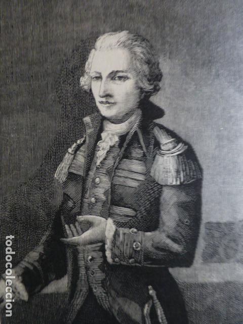 Arte: CONDE DOMINGO LUIS PECCI PADRE DEL PAPA LEON XIII ANTIGUA XILOGRAFIA 1888