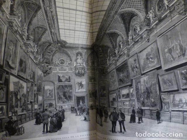 Arte: PARIS NUEVA SALA PINTURA FRANCESA DEL LOUVRE ANTIGUA XILOGRAFIA 1888