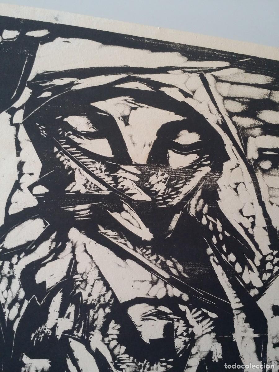 Arte: Xilograf&iacute;a firmada a l&aacute;piz. - Foto 3
