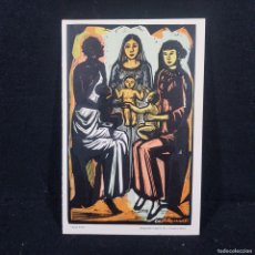 Arte: ANTIGUA XILOGRAFIA ORIGINAL - JOAN CASTELLS MARTI (1906-1980) - MATER / 326