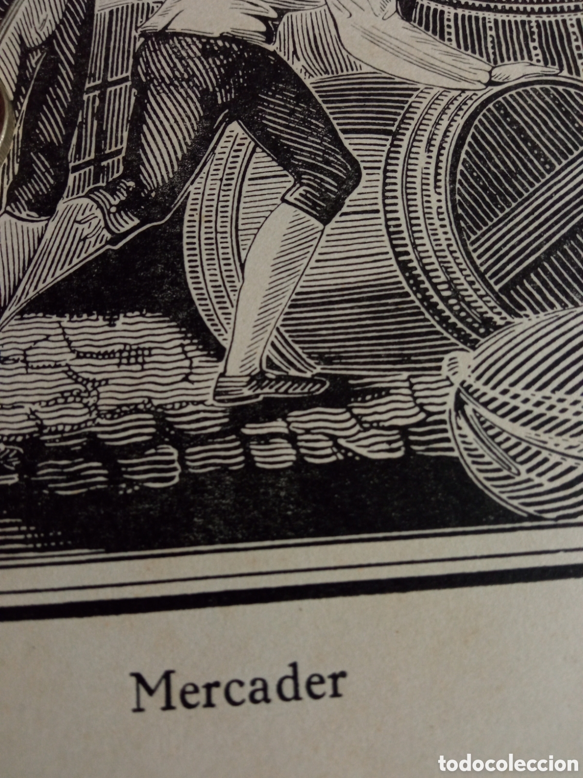 Arte: Xilograf&iacute;a 1821 Gilbert - mercader - Foto 3