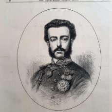 Arte: THE KING ELECT OF SPAIN (AMADEO DE SAVOYA) 1871