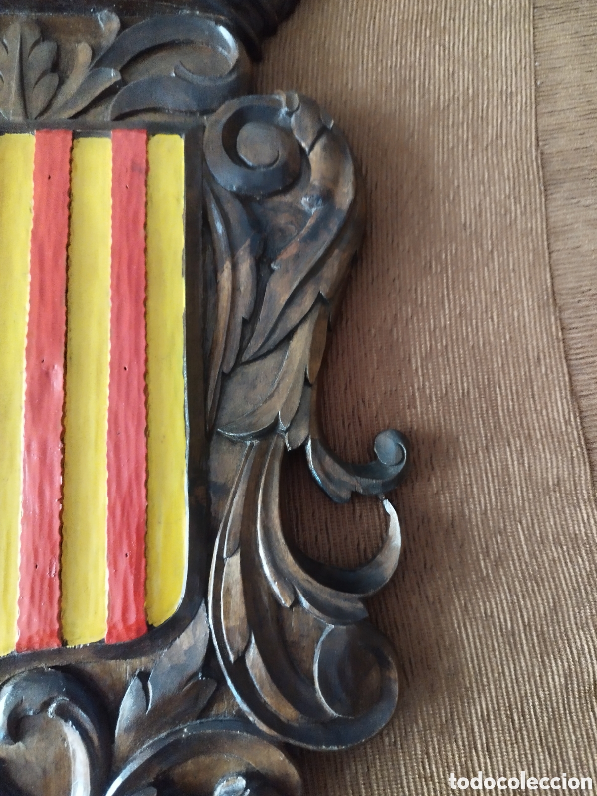 Arte: Escudo Tallado Senyera - Foto 5