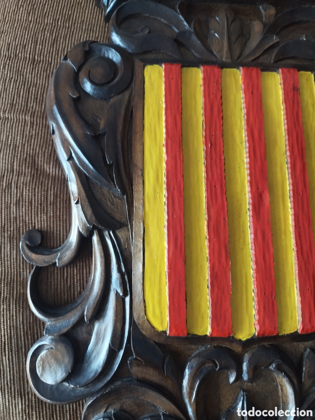 Arte: Escudo Tallado Senyera - Foto 6