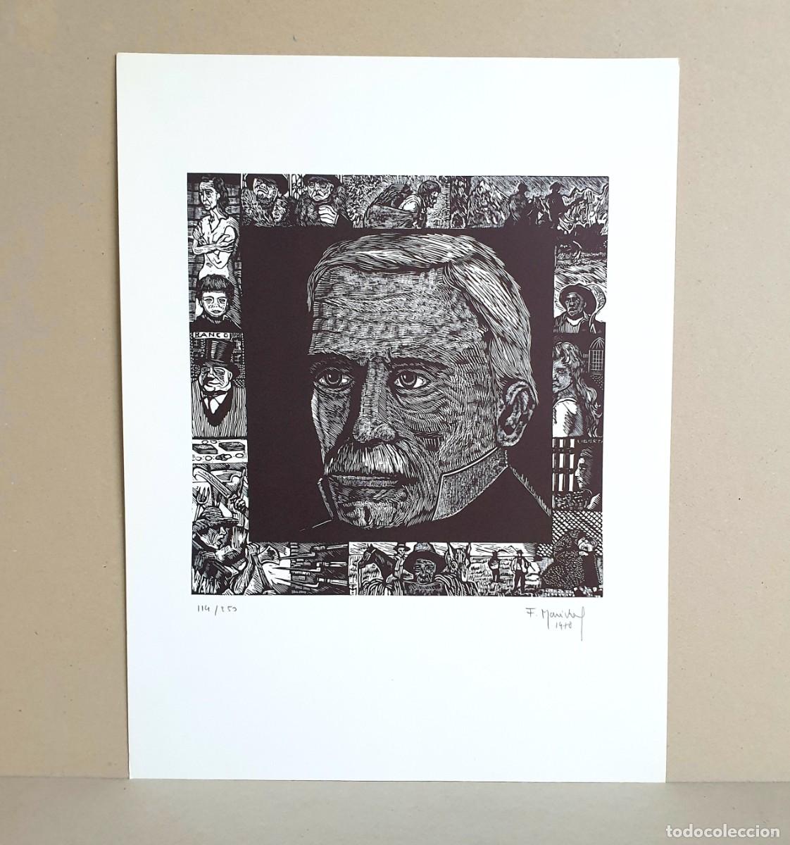 Arte: FRAN&Ccedil;OIS MAR&Eacute;CHAL. XILOGRAFIA. - Foto 2