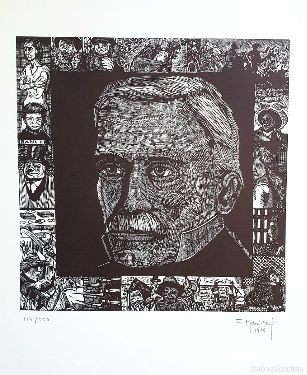 Arte: FRAN&Ccedil;OIS MAR&Eacute;CHAL. XILOGRAFIA. - Foto 1