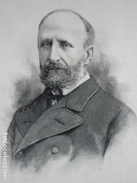 Kunst: FRANCISCO II DE BORBON REY DE NAPOLES GRABADO XILOGRAFICO XILOGRAFIA 1895