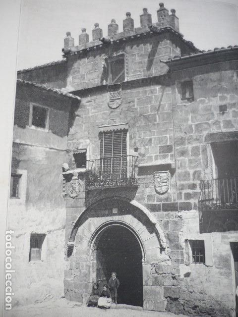Kunst: SIG&Uuml;ENZA GUADALAJARA CASA DE LOS BARRIOS ALTOS GRABADO XILOGRAFICO XILOGRAFIA 1895