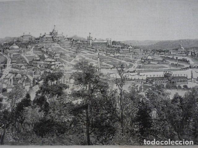 Art: ATLANTA ESTADOS UNIDOS VISTA EXPOSICION INTERNACIONAL GRABADO XILOGRAFICO XILOGRAFIA 1895