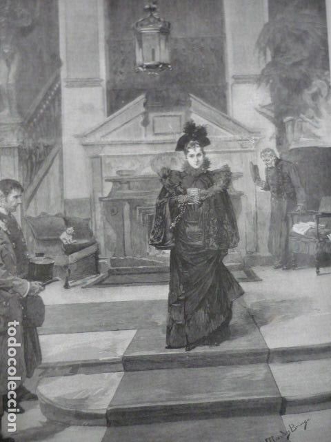 Kunst: A LOS OFICIOS DIBUJO DE MENDEZ BRINGA GRABADO XILOGRAFICO XILOGRAFIA 1895