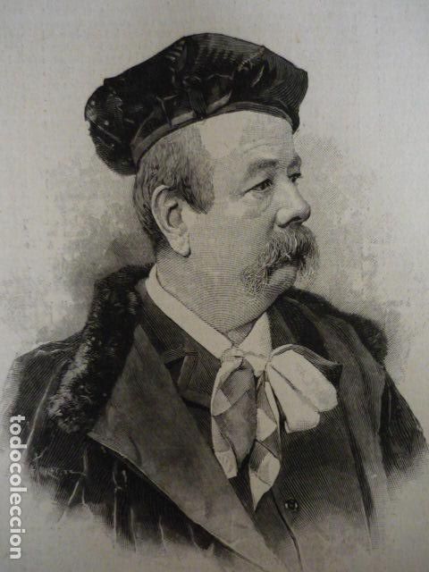 Kunst: MR. WORTH MODISTO GRABADO XILOGRAFICO XILOGRAFIA 1895