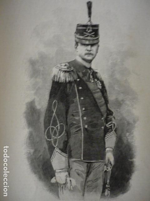 Kunst: MANUEL FILIBERTO DE SABOYA DUQUE DE AOSTA GRABADO XILOGRAFICO XILOGRAFIA 1895