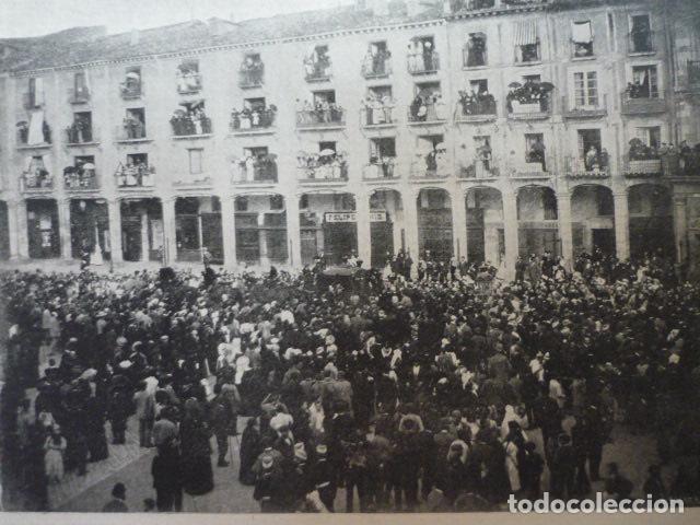 Art: BURGOS ENTIERRO MANUEL RUIZ ZORRILLA GRABADO XILOGRAFICO XILOGRAFIA 1895