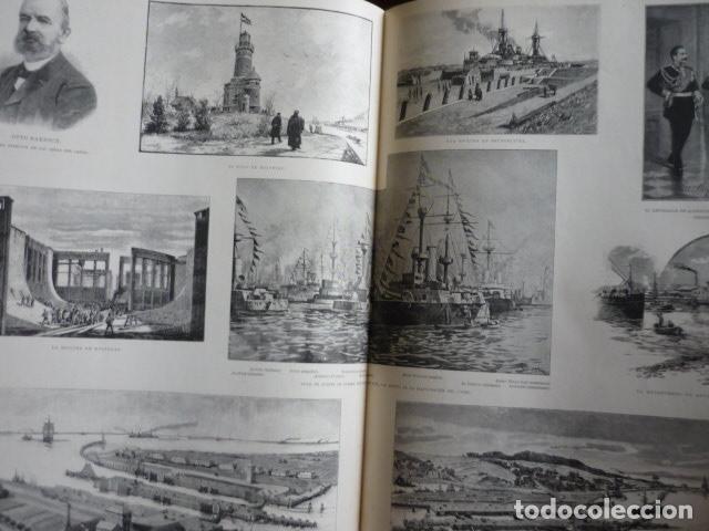 Arte: ALEMANIA DEL CANAL DEL MAR DEL NORTE AL BALTICO VARIAS VISTAS GRABADO XILOGRAFICO XILOGRAFIA 1895