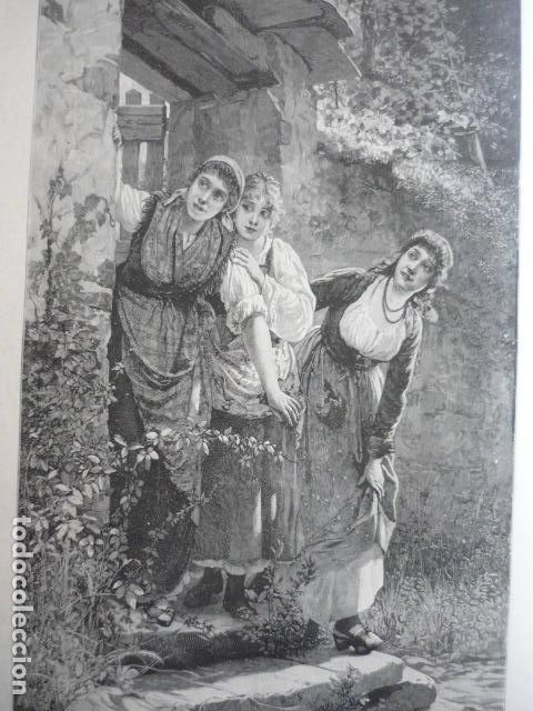 Art: CURIOSAS CUADRO DE BIANCHI GRABADO XILOGRAFICO XILOGRAFIA 1895