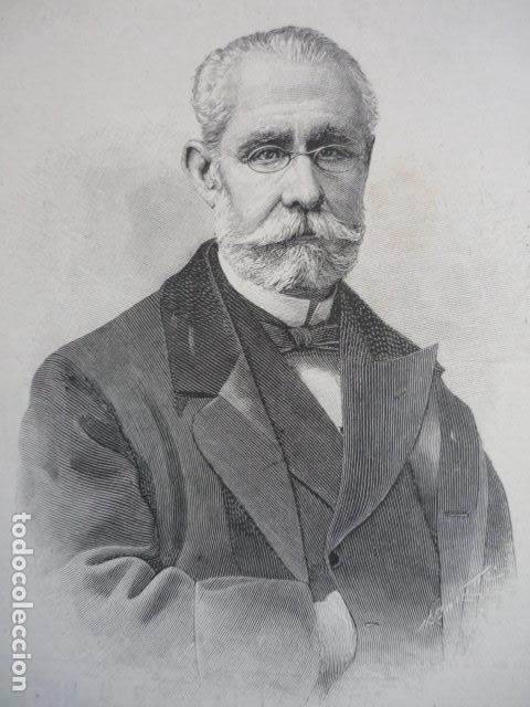 Art: MANUEL FERNANDE DE CASTRO INGENIERO GRABADO XILOGRAFICO XILOGRAFIA 1895