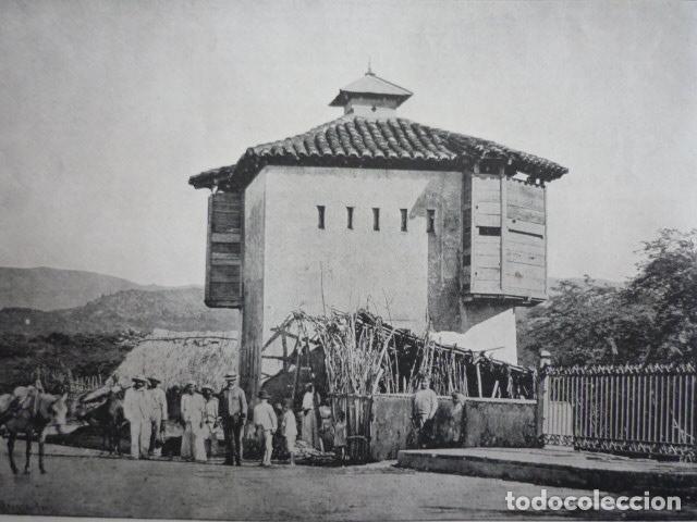 Arte: SANTIAGO DE CUBA EL FUERTE JARAYO GRABADO XILOGRAFICO XILOGRAFIA 1895