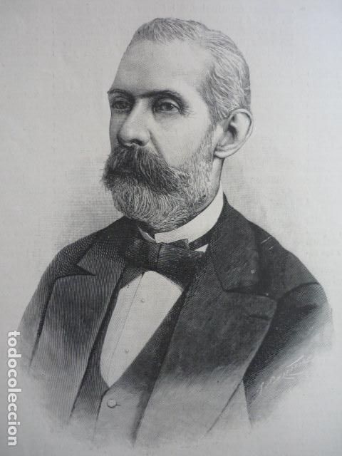 Art: MANUEL MARIA JOSE DE GALDO GRABADO XILOGRAFICO XILOGRAFIA 1895