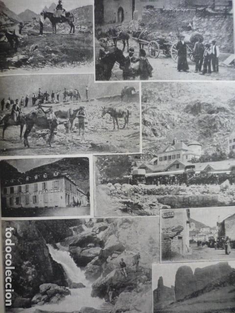 Kunst: LA PANTICOSA HUESCA VARIAS VISTAS GRABADO XILOGRAFICO XILOGRAFIA 1895